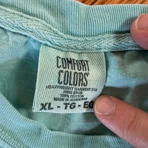 Comfort Colors Aqua Graphic Tee - Picture 2 of 3
